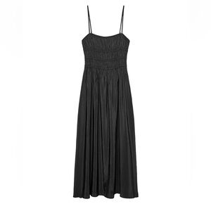 Zara Flowy Elastic Midi Dress